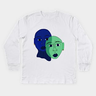 Double Trouble Kids Long Sleeve T-Shirt